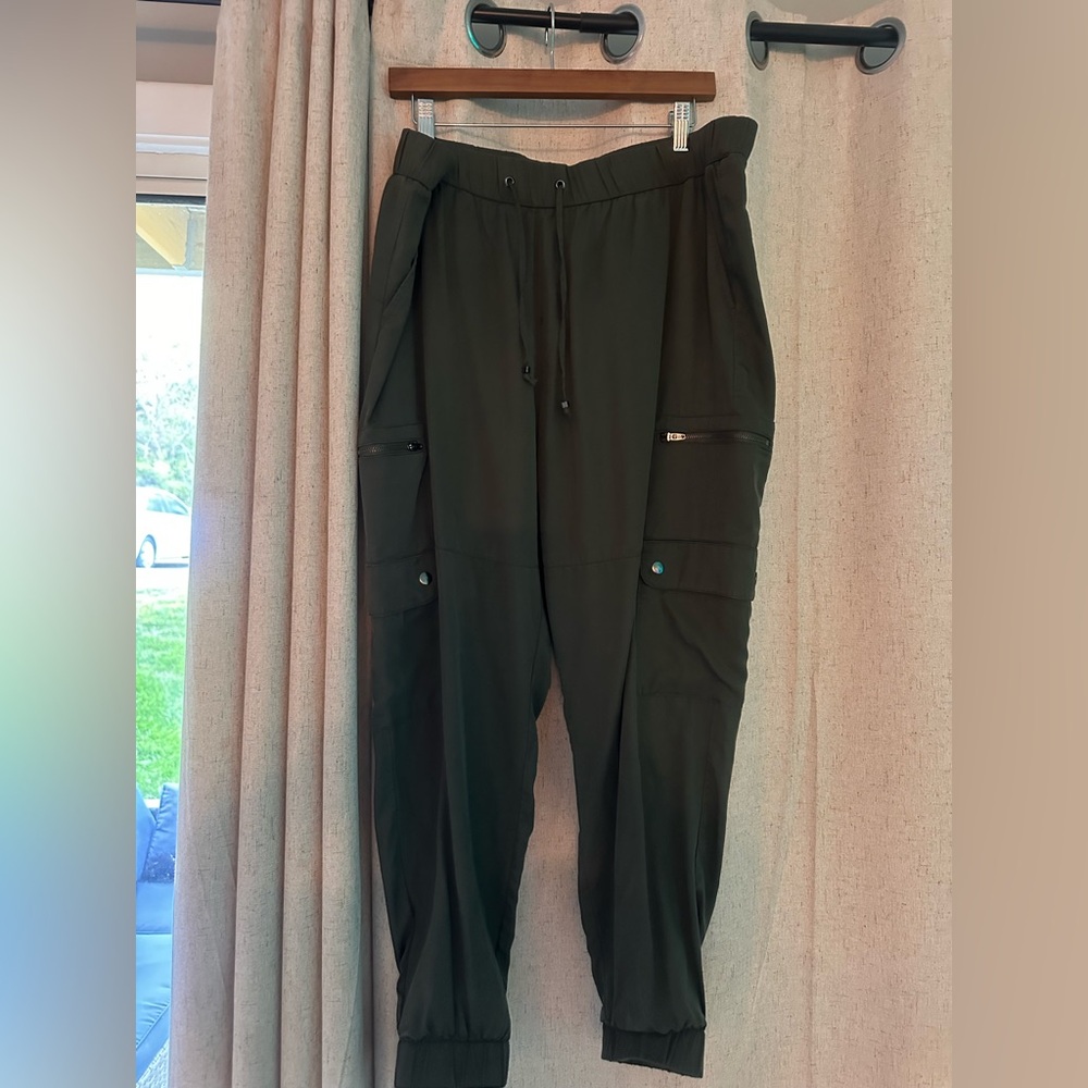Banana Republic Dark Green Cargo Pants